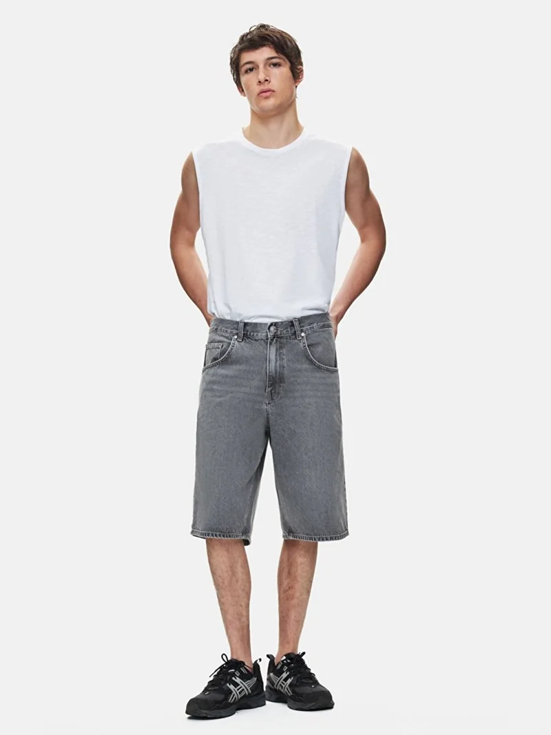 Men's Martıe Relaxed Cut Jean Bermuda