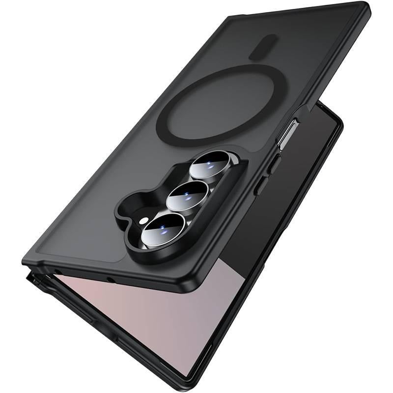 غطاء MagSafe | بنفسجي | PC | ملمس مطفي | مغناطيس قوي | مقاوم للصدمات لـ Samsung Galaxy Z Fold 7 - Image 2