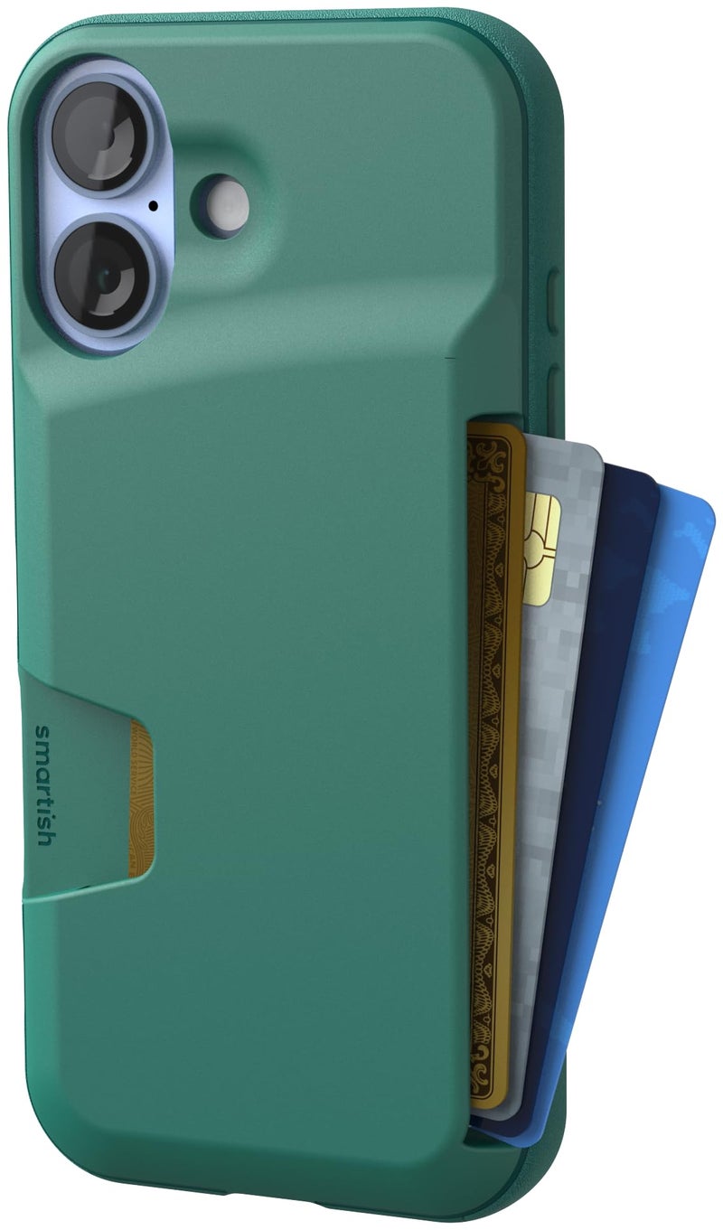 SmartishÂ® iPhone 17 Wallet Case - Wallet Slayer Vol. 1 [Slim + Protective] Credit Card Holder - Drop Tested Flip Hidden Card Slot Cover for Apple iPhone 17 - So Jaded - Image 1