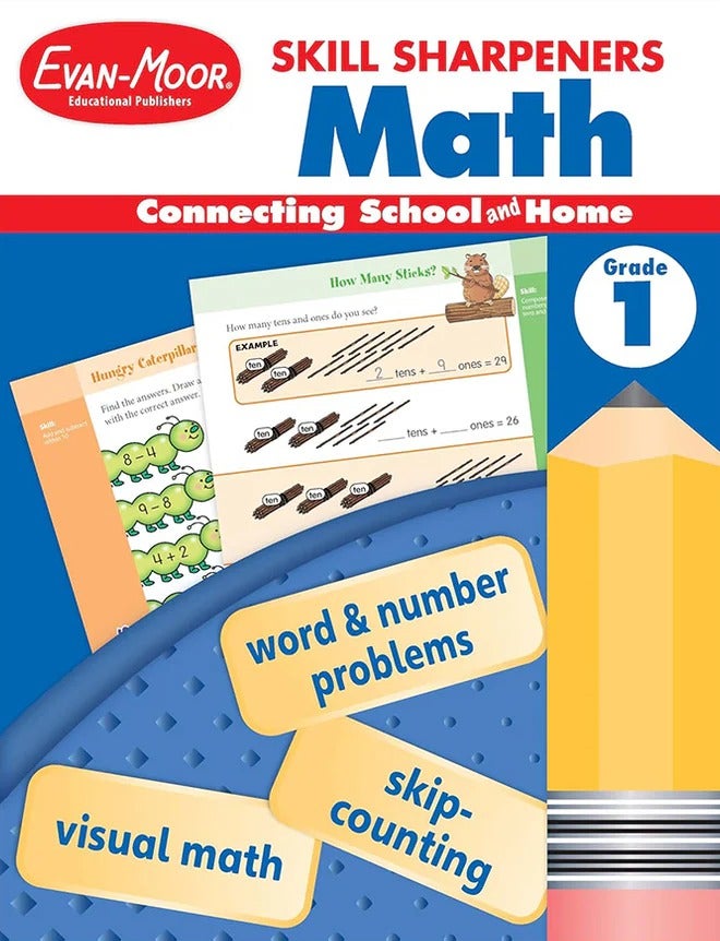 Skill Sharpeners Math Workbook Grade-1