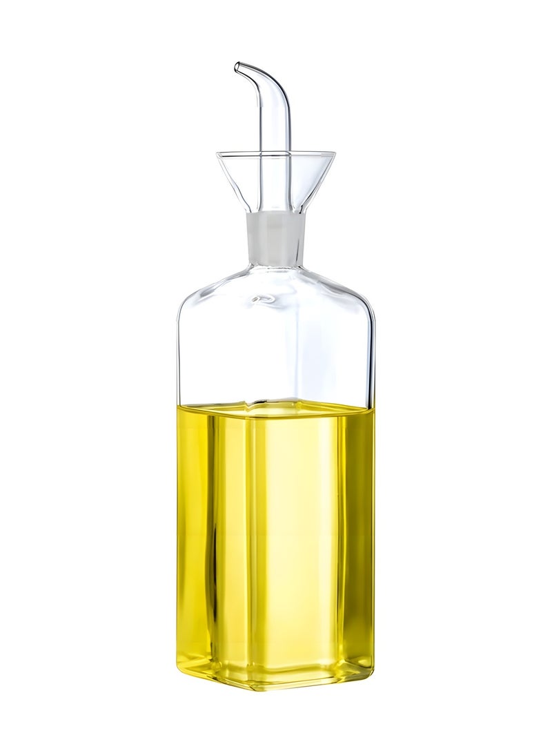Beauenty Glass Oil Bottle Olive Oil Dispenser Bottle,Oil and Vinegar Dispenser Spout，bottle Glass Cooking Oil Vinegar Measuring Dispenser with Spout for Kitchen and BBQ(500Ml/17Oz) - Image 1
