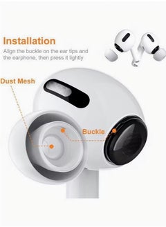 Generic 12-Piece Replacement Ear Buds For AirPods Pro White  - Image 4