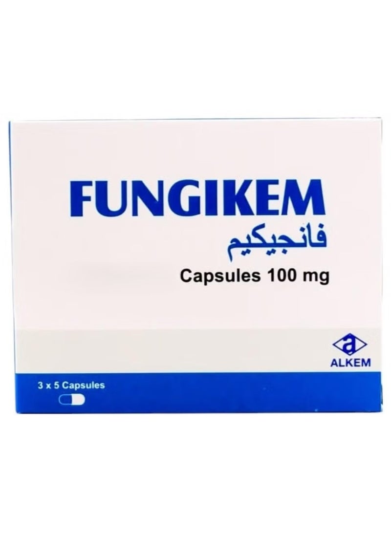 Alkem Fungikem 100mg Capsules, Pack of 15's - Image 2