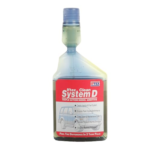 IFTEX Clean System D for all Diesel Cars (250 ml) / Diesel Fuel Treatment and Injector Cleaner for cleaning deposits and Mileage Improvement for Diesel Cars and SUV (250 ml) - Image 1