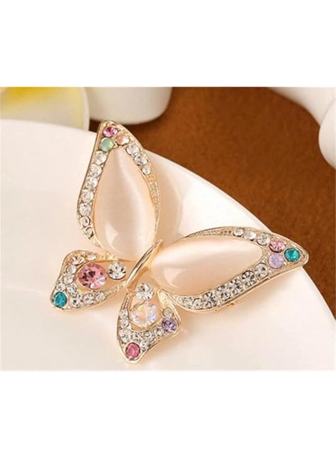 Goolsky Butterfly Brooch for Women Rhinestone Brooches Fashion Colorful Butterfly Brooch Fashion Wedding Jewelry - Image 2