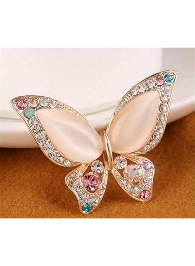 Goolsky Butterfly Brooch for Women Rhinestone Brooches Fashion Colorful Butterfly Brooch Fashion Wedding Jewelry - Image 3