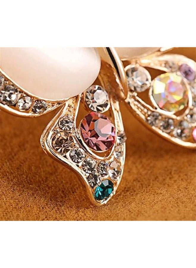 Goolsky Butterfly Brooch for Women Rhinestone Brooches Fashion Colorful Butterfly Brooch Fashion Wedding Jewelry - Image 4