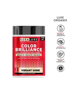 LUXE ORGANIX Luxe Organix Kera Luxe Salon Perfection Color Brilliance Daily Keratin Treatment for Vibrant Shine 700ml 