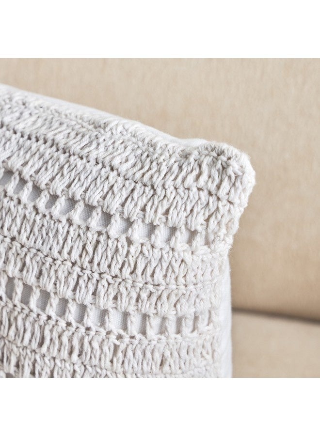 Home Box White Haven Velin Croatia Stripe Filled Cushion 50 x 30 cm  - Image 2