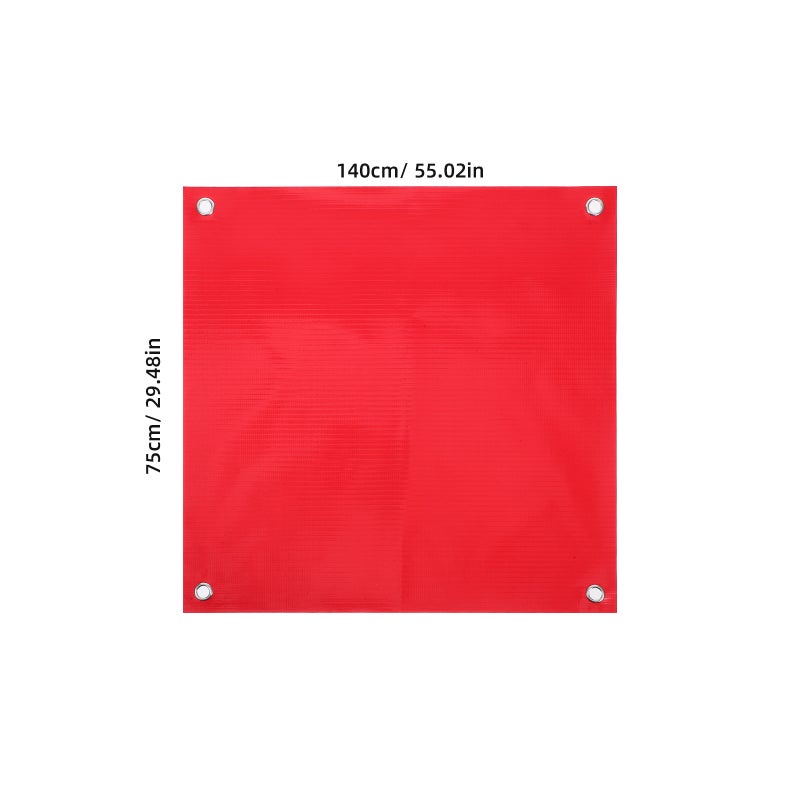 4pcs Pvc Traffic Safety Warning For Traffic Traffic Emergency Safety Warning Flags (Not Included Flagpole) - Image 3