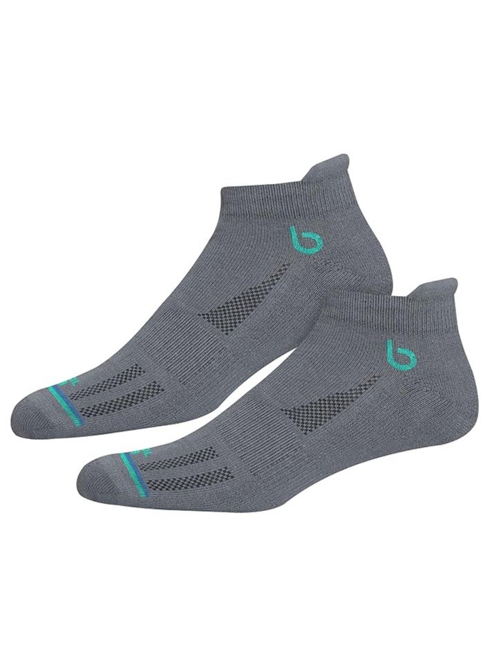 BAMBOS Unisex Eco Touch Athletic Ankle Bamboo Socks for Men & Women Running, Badminton & Gym, Pack of 3 (Size UK 7-11, Multicolored) - Image 4