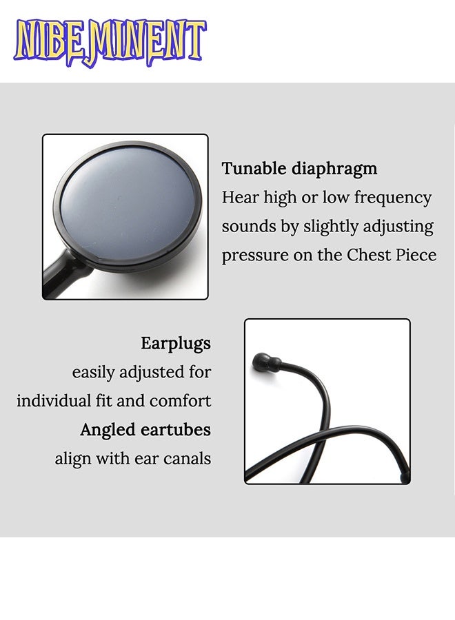 NIBEMINENT Cardiology Stethoscope Medical Single Head Doctor Stethoscope Professional Heart Lung Doctor Student Medical Equipment Device - Image 5