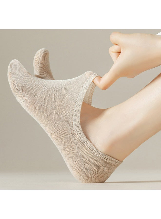 جوارب مانعة للانزلاق، قبضة سيليكون مانعة للانزلاق، 5 أزواج، ألوان متنوعة - Image 5