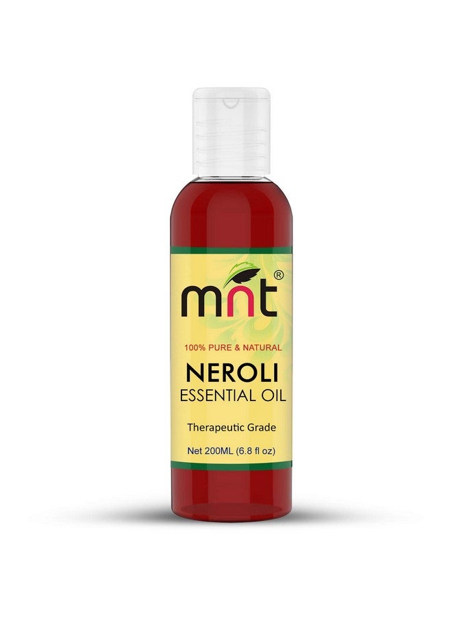 MNT Neroli Essential Oil (200ml) 100% Pure Natural & Therapeutic Grade For Aromatherapy, Massage Suitable for All Skin Types