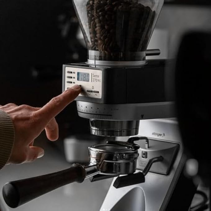 BARATZA Sette 270Wi  Grind By Weight Conical Burr Grinder For Espresso Grind And Other Fine Grind Brewing Methods Only - Image 4