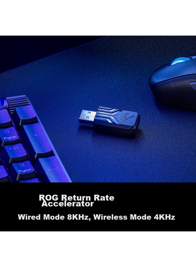 ROG Rog Yue Ren 2 Ace, Tri-mode Wireless Gaming Mouse, Aimpoint Pro Sensor, 42000 Dpi, Wireless 4k Polling Rate, 54g Ultra-light Mouse, Midnight Black  - Image 2