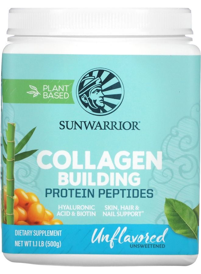 Sunwarrior Collagen Building Protein Peptides Unflavored 1.1 lb (500 g)
