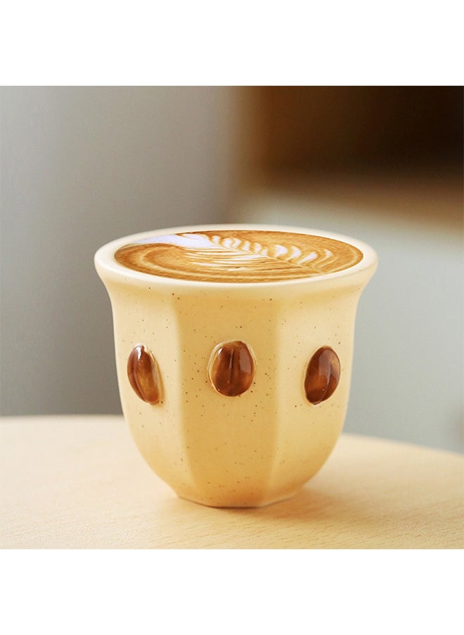 HOOPZOZA Ceramic  Coffee Cup Mug Espresso Cup 180mL for Turkish Tea Cappuccino Latte  - Image 2