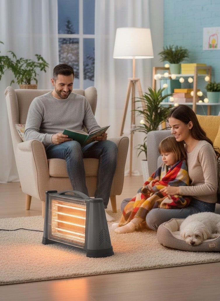 فيرست تاتش دفاية كهربائية فرست تاتش 4 شمعة مزودة بمفتاح أمان - Image 3