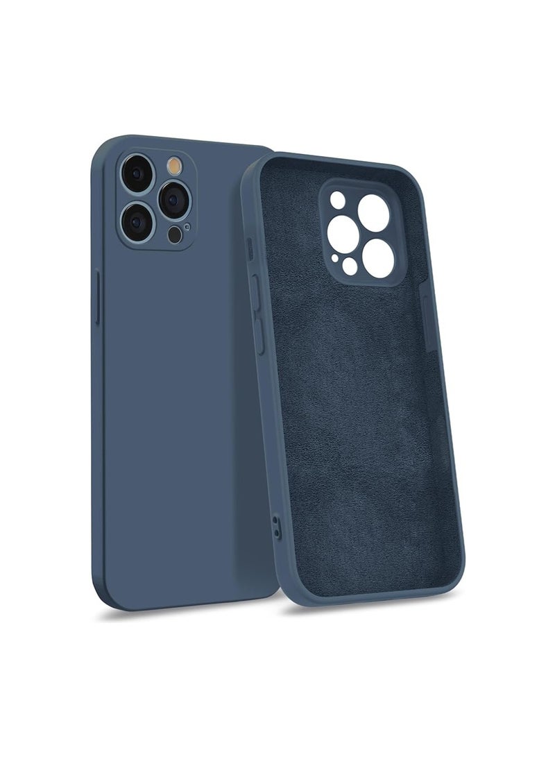 WRISTWISE Case Cover for iPhone 12 Pro MAX - [Camera All-Round Protection] [Soft Microfiber Lining Anti-Scratch] Shockproof Phone Case Cover, Blue - Image 1