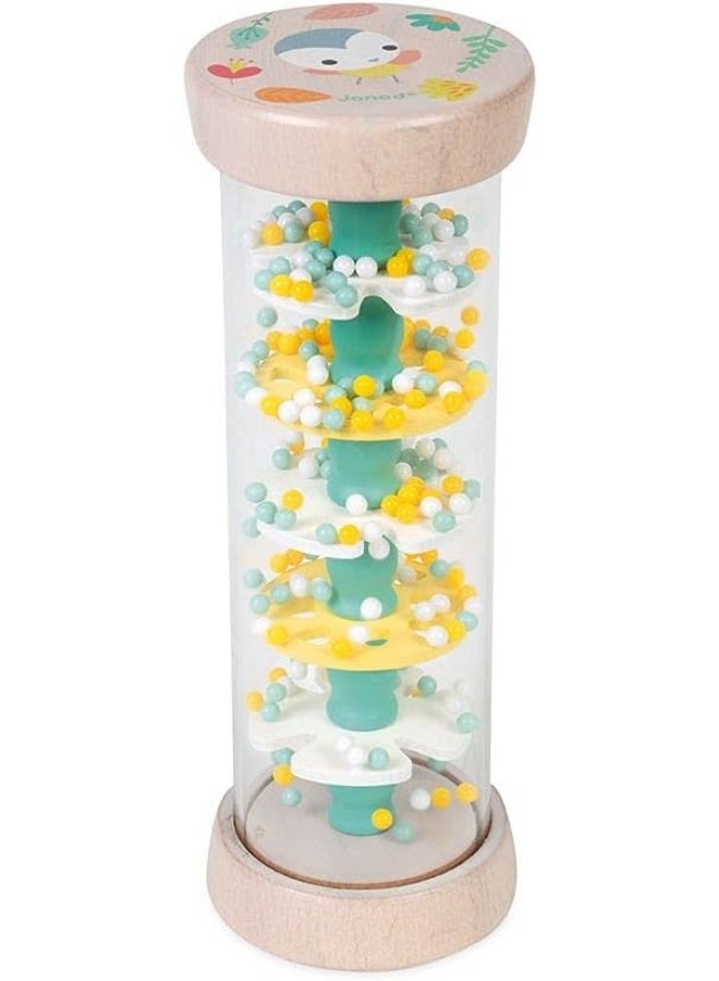 Janod Wooden Rainstick - Pure Collection With Water-Based Paint, From 6 Months Old  - Image 3