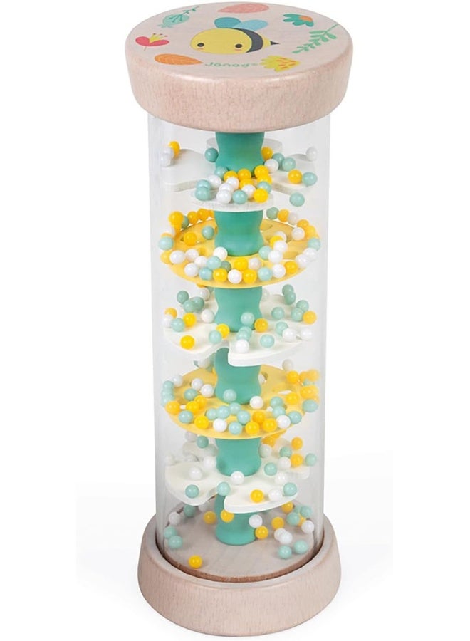 Janod Wooden Rainstick - Pure Collection With Water-Based Paint, From 6 Months Old  - Image 4