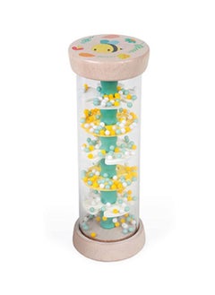 Janod Wooden Rainstick - Pure Collection With Water-based Paint, From 6 Months Old  - Image 1