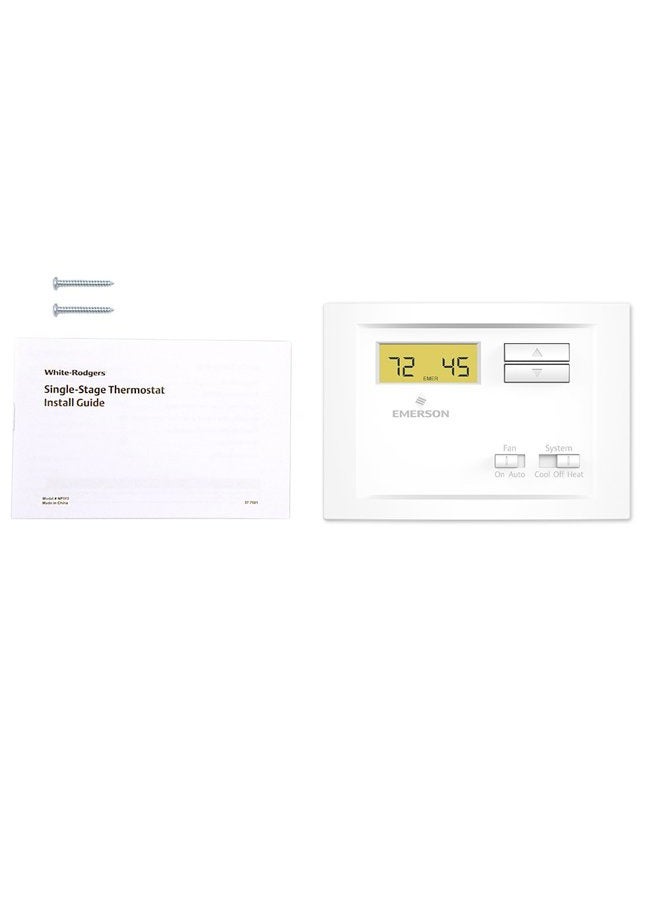 Emerson NP110 Non-Programmable Single Stage Thermostat - Image 4