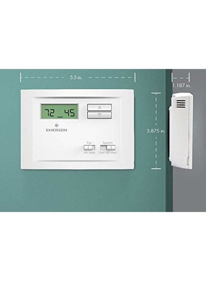 Emerson NP110 Non-Programmable Single Stage Thermostat - Image 3