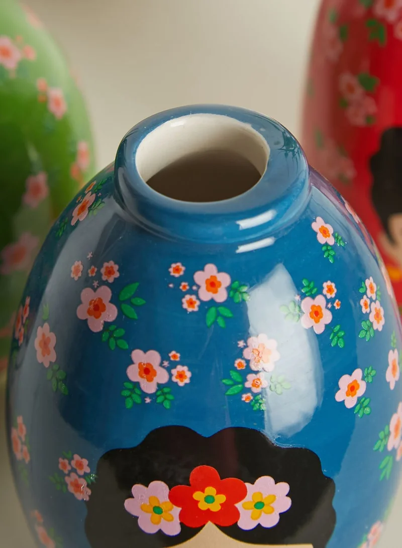 Sass & Belle Set Of 3 Floral Frida Vase