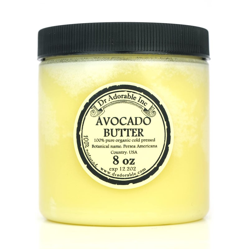 Dr Adorable 8 oz Avocado Butter Refined Pure Natural Organic Raw