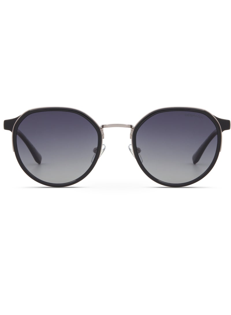 DESPADA Despada Unisex Full Rim Polarized Round Sunglasses DS 2371 C2 - Image 2
