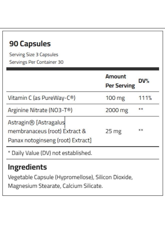 Nutrex Research, Niox, Extreme Pumps, 90 Capsules - Image 3