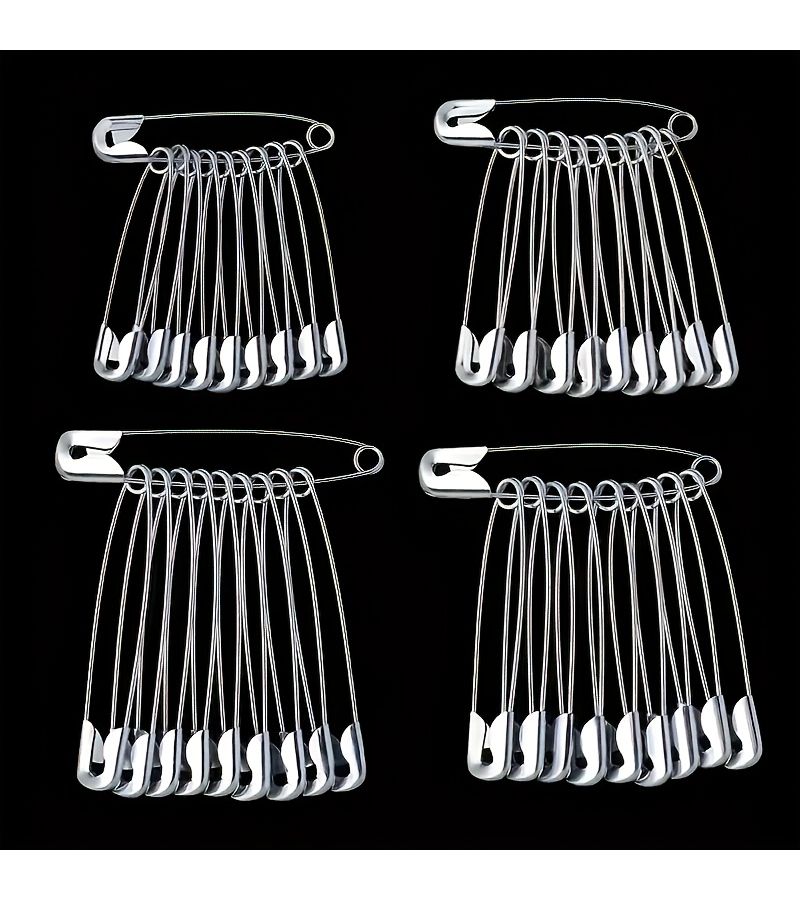 30 Pcs Galvanized Metal Safety Pins For Sewing Crafts And Clothing Tags - Image 2
