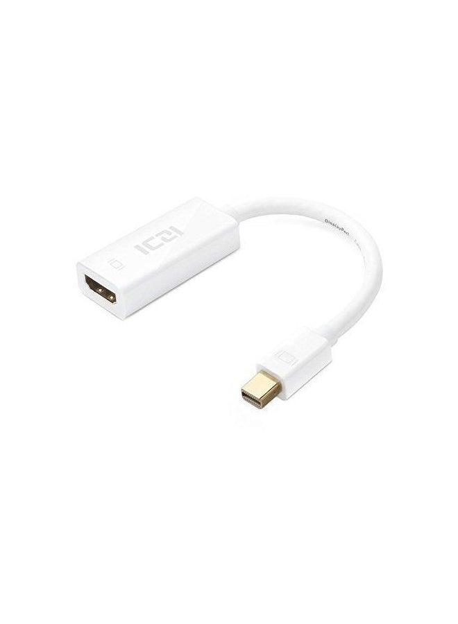 NIBEMINENT Female To Male HDMI Converter Cable White/Gold