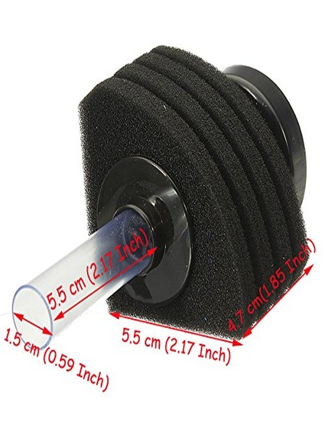 CNZ Aquarium Bio Cylinder Nano Breeding Corner Sponge Filter 2.25" x 4.75", Set of 6 - Image 4