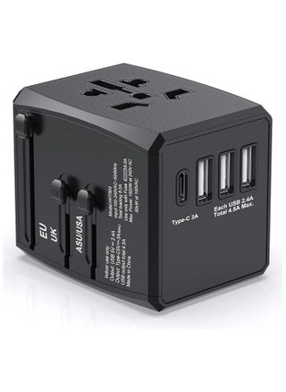 Universal Travel Adapter Worldwide, International Travel Plug Adapter With One type C and 3 USB port Travel Adaptor All in One Universal Charger Power Adapter for European EU US UK AUS - pzsku/Z8FE4048B2490649B9BC2Z/45/_/1711642978/ccc3e6f2-1b9e-4b6b-a421-96cef98c161f