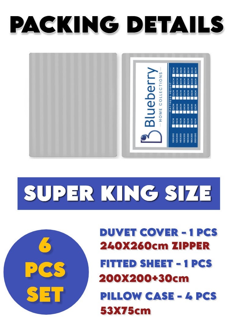 بلوبيري 6 قطع سوبر كينغ حجم غطاء الفراش - Image 2