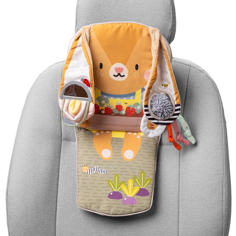 Taf Toys Taf Toys Play & Kick Infant Car Seat Toy for Babies, Newborn Rear-Facing Activity Center with Music, Light, Mirror & Rattling Toys, Promotes Motor Skills Development, 0-18 Months Travel Baby Toy - Image 1