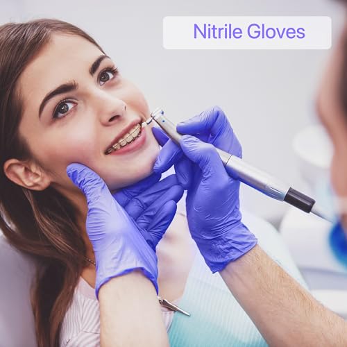 PEIPU Nitrile Gloves,Disposable Cleaning Gloves,(Large, 100-Count) Powder Free, Latex Free,Rubber Free,Ultra-Strong,Food Handling Use, Single Use Non-Sterile Protective Gloves - Image 3
