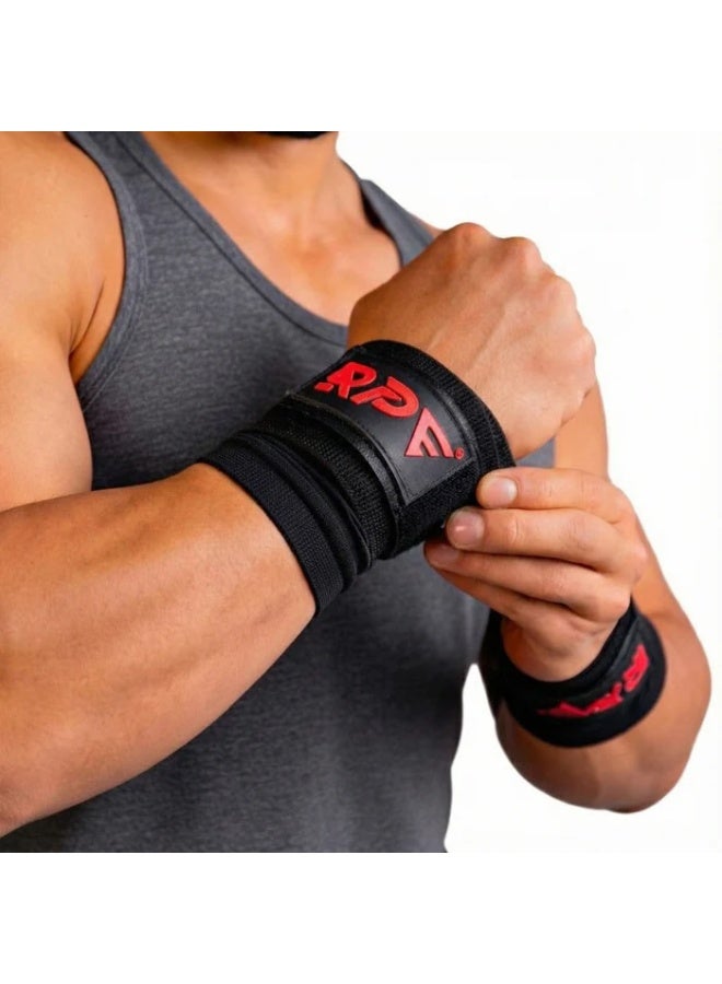 RPE Gear Wrist Wraps 70 CM – Heavy-Duty Wrist Support Straps for Weightlifting & Strength Training - Image 1