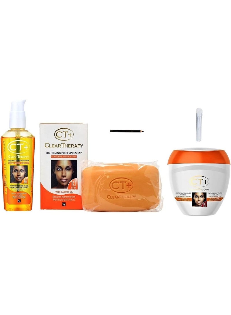 CT Clear Therapy Extra Lightening Skin Cream set of 4