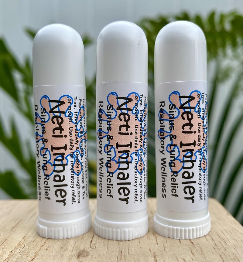 Urban ReLeaf NETI ملح الهواء تخفيف العلاج العطري الجيوب الأنفية الرئة هيمالايا العافية التنفسية تنظيف الشفاء اليدوي الأعشاب الباردة السعال العلاج الأيوني 100 طبيعي 3 - Image 1