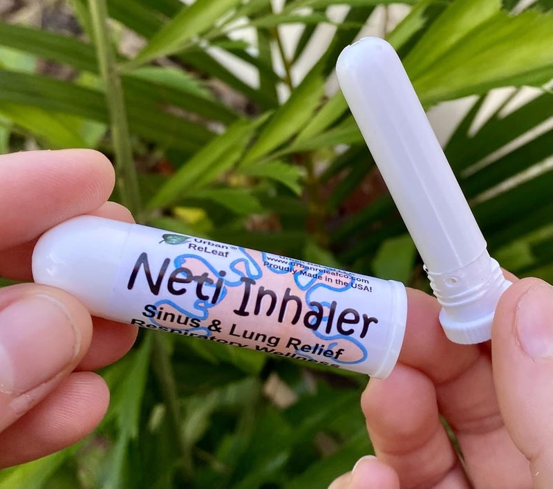 Urban ReLeaf NETI ملح الهواء تخفيف العلاج العطري الجيوب الأنفية الرئة هيمالايا العافية التنفسية تنظيف الشفاء اليدوي الأعشاب الباردة السعال العلاج الأيوني 100 طبيعي 3 - Image 3