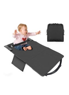 RATSAW Kids Airplane Bed Kids Airplane Travel Bed Portable Travel Airplane Foot Mat Portable Travel Cot for Kids Airplane Footrest Kids Seat Extender  - Image 1