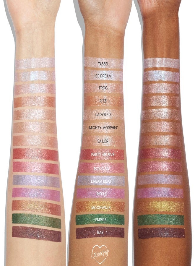 كالر بوب ظلال العيون سوبر شوك من كولوربوب - مكياج عيون كريمي بودرة عالي الصبغة - ظلال عيون لامعة مفردة بدون تساقط وقوام فريد مرن - ظلال عيون بلون عاجي ذهبي ناعم - آيس دريم (0.07 أونصة) - Image 4