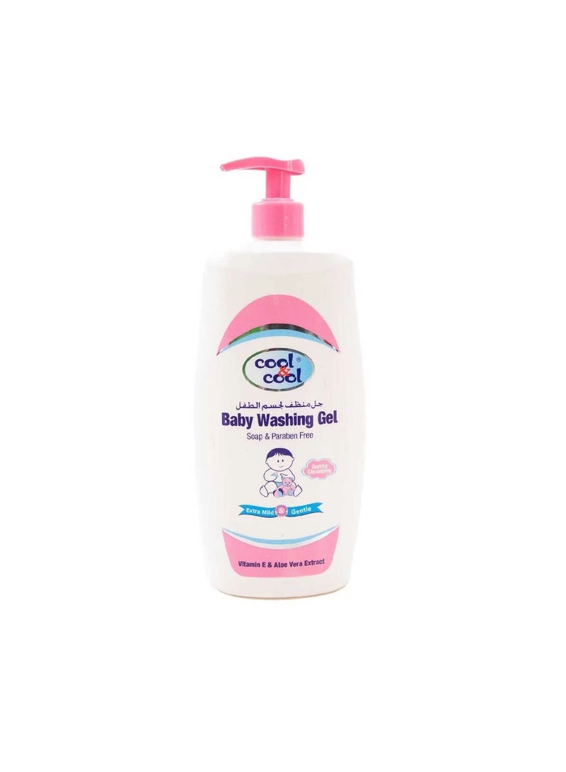 Cool & Cool Baby Washing Gel Soap And Paraben Free Gentle Cleansing Gel 750Ml