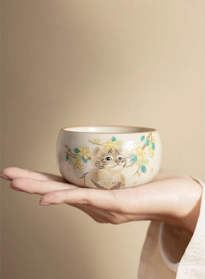 Aura Select Gift Espresso Cups Coffee Cups Mugs Cute  Cat Tea Cup  80ml With Gift Box - Image 2