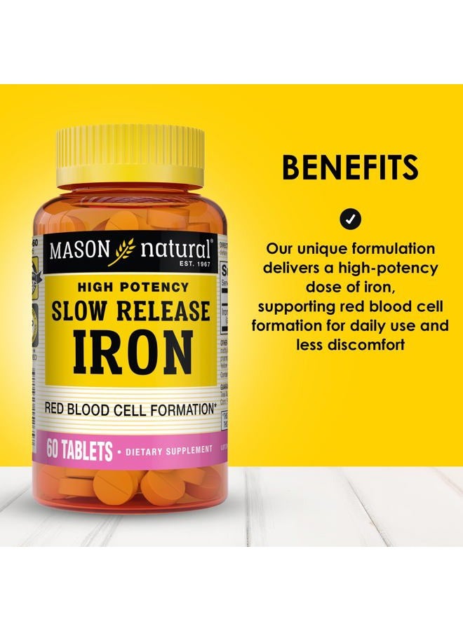 MASON Naturals Iron 50 mg Slow Release-60 Tablets - Image 2