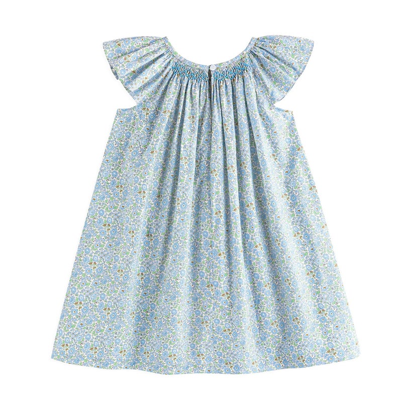 Simplee Kids Baby Floral Dress - Toddler Smocking Dress for Little Girls - Casual Floral Print Sundress for Spring/Summer - 24M-6T - Image 3